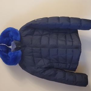 BOMBOOGIE GIRL DOWN FIELD BLUE JACKET SIZE 8